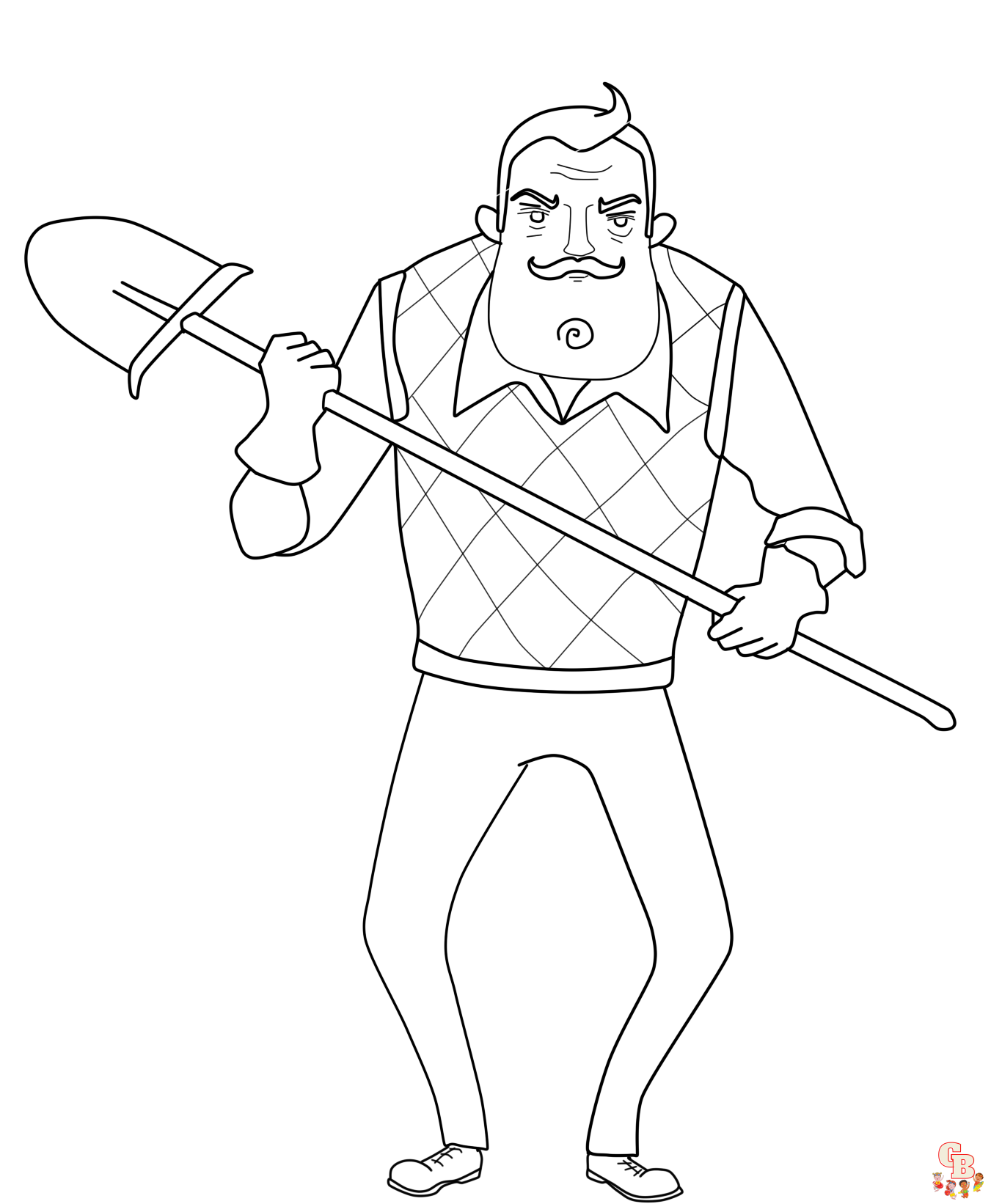 Hello Neighbor Coloring Pages 1