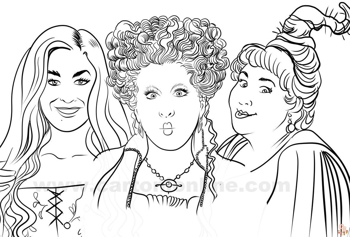 Hocus Pocus Coloring Pages 4