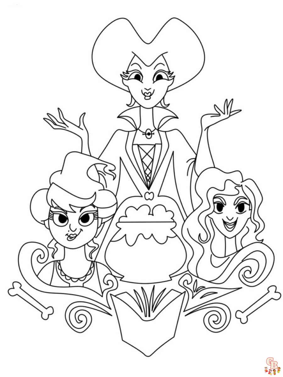 Hocus Pocus Coloring Pages 5