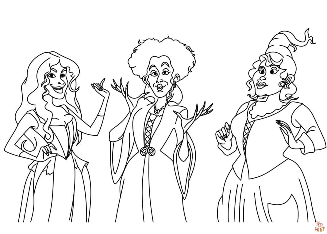 Hocus Pocus Coloring Pages 9