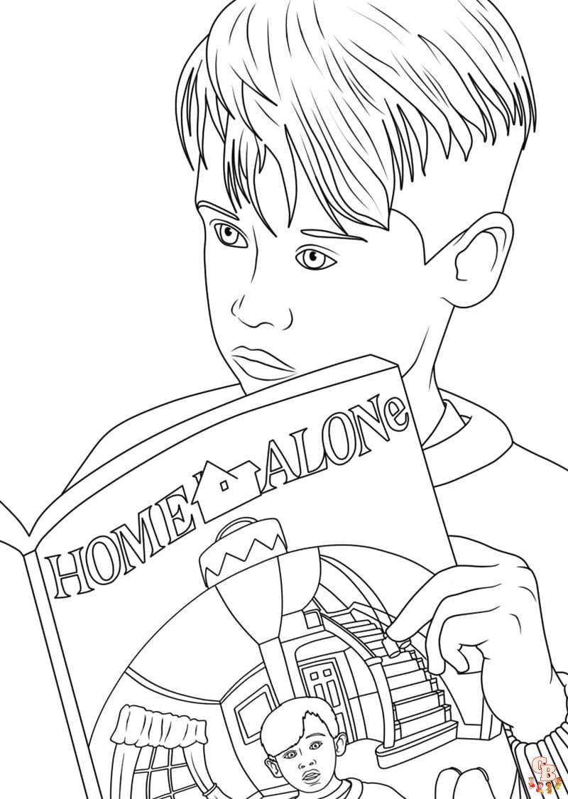 Home Alone Coloring Pages 1