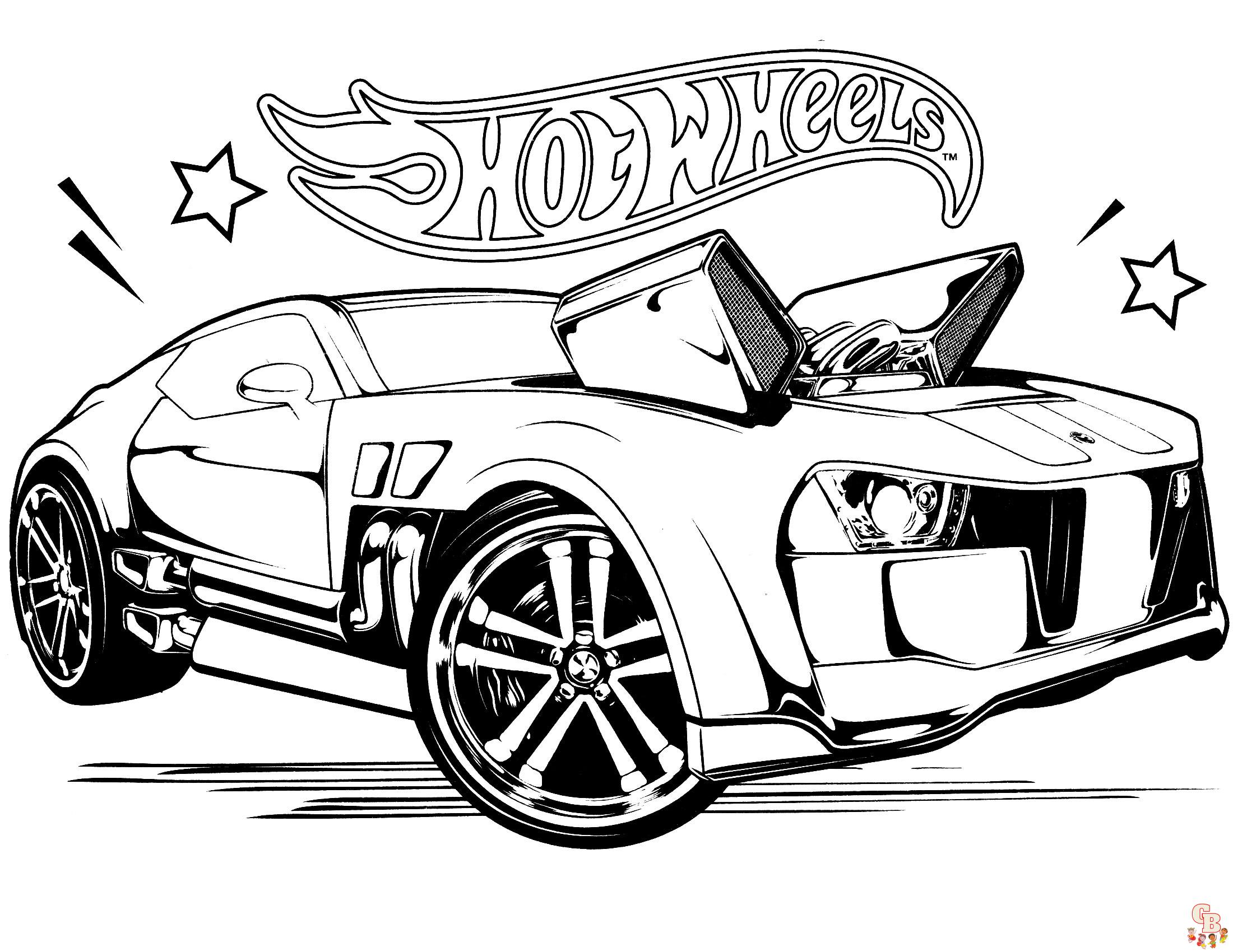 Hotwheels Coloring Pages 2