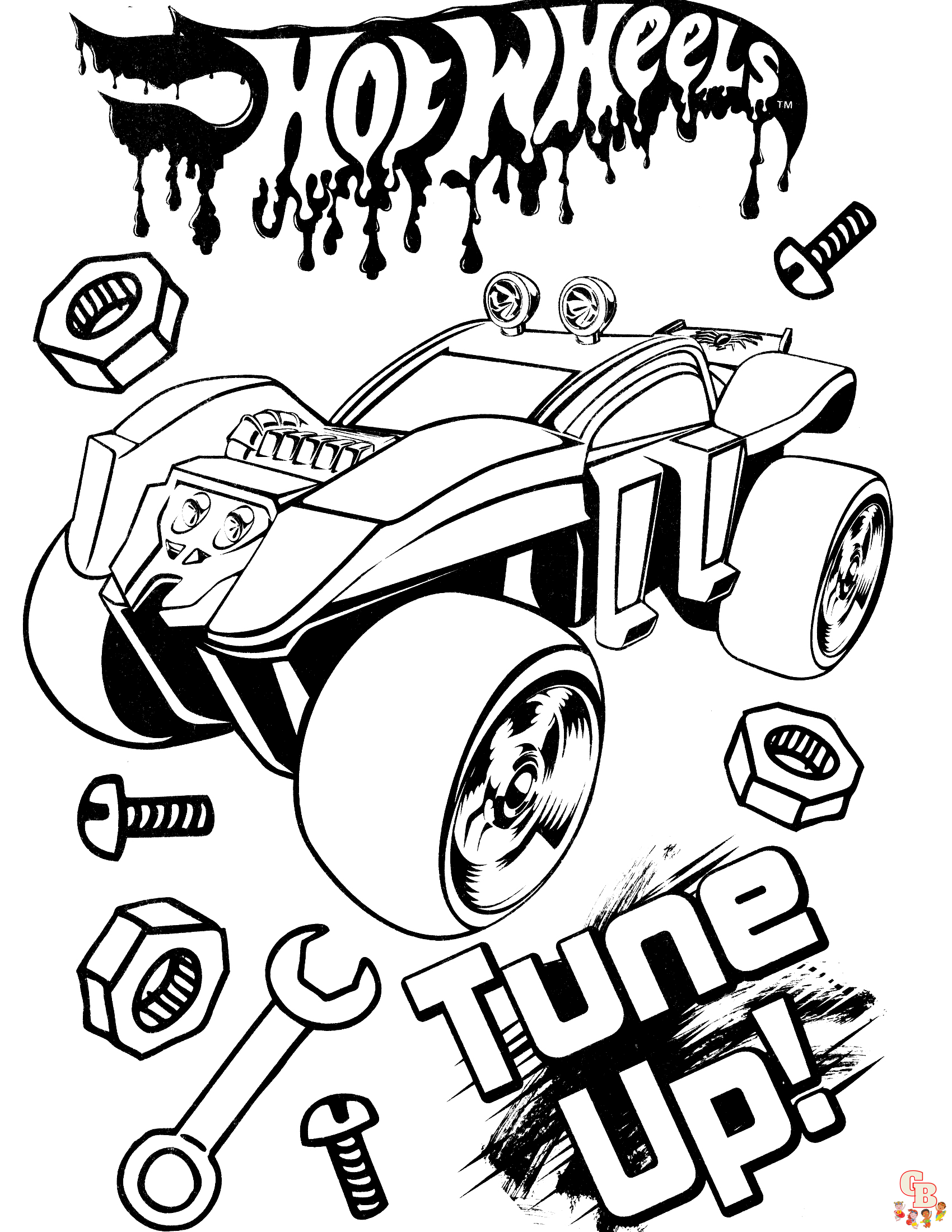 Hotwheels Coloring Pages 2