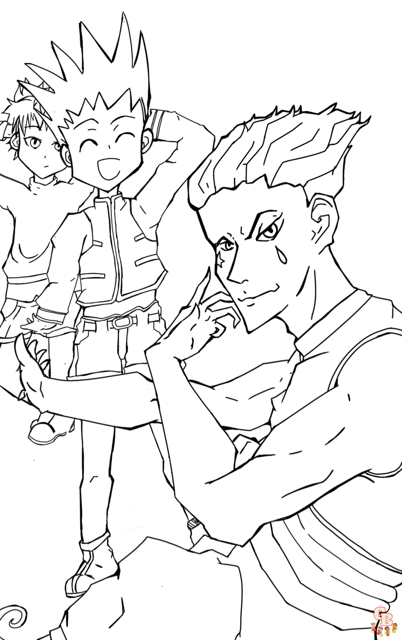 Hunter X Hunter Coloring Pages 1