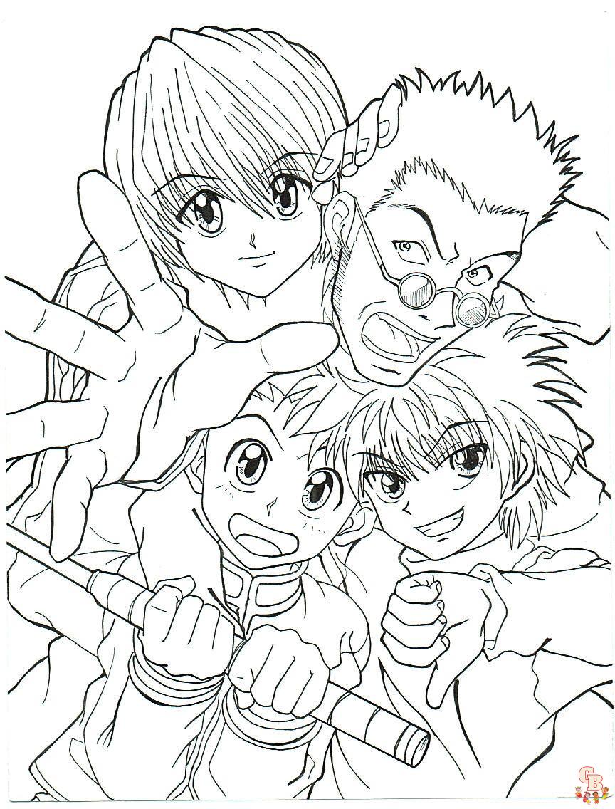 Hunter X Hunter Coloring Pages 10