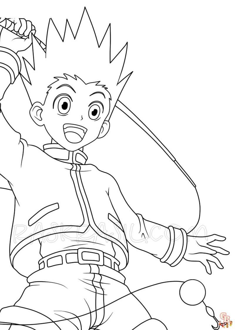 Hunter X Hunter Coloring Pages 4