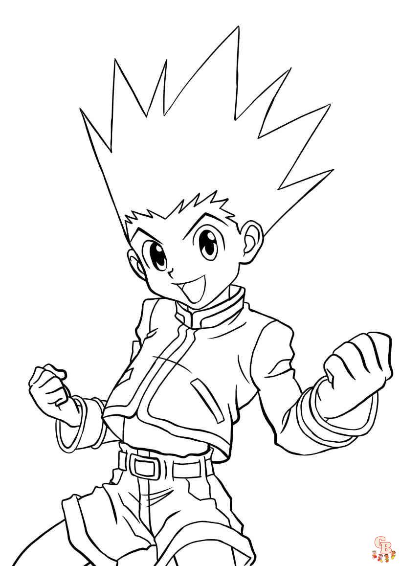 Hunter X Hunter Coloring Pages 6