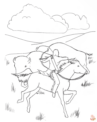 Hunting Coloring Pages 1