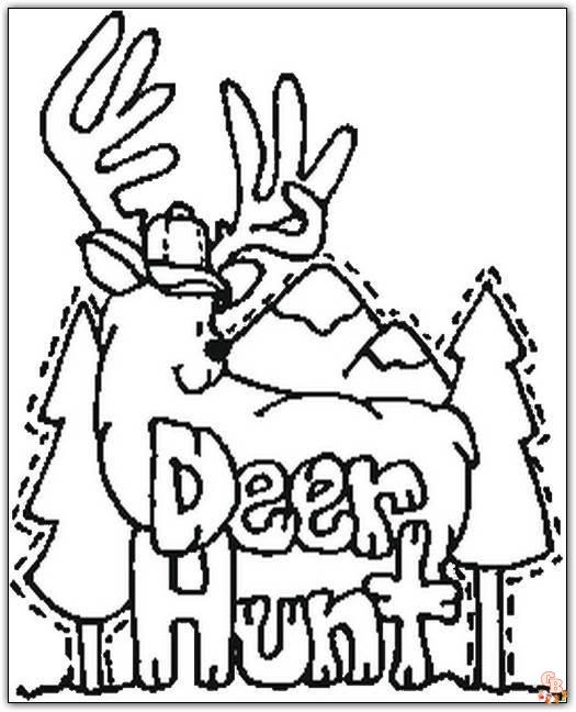 Hunting Coloring Pages 3