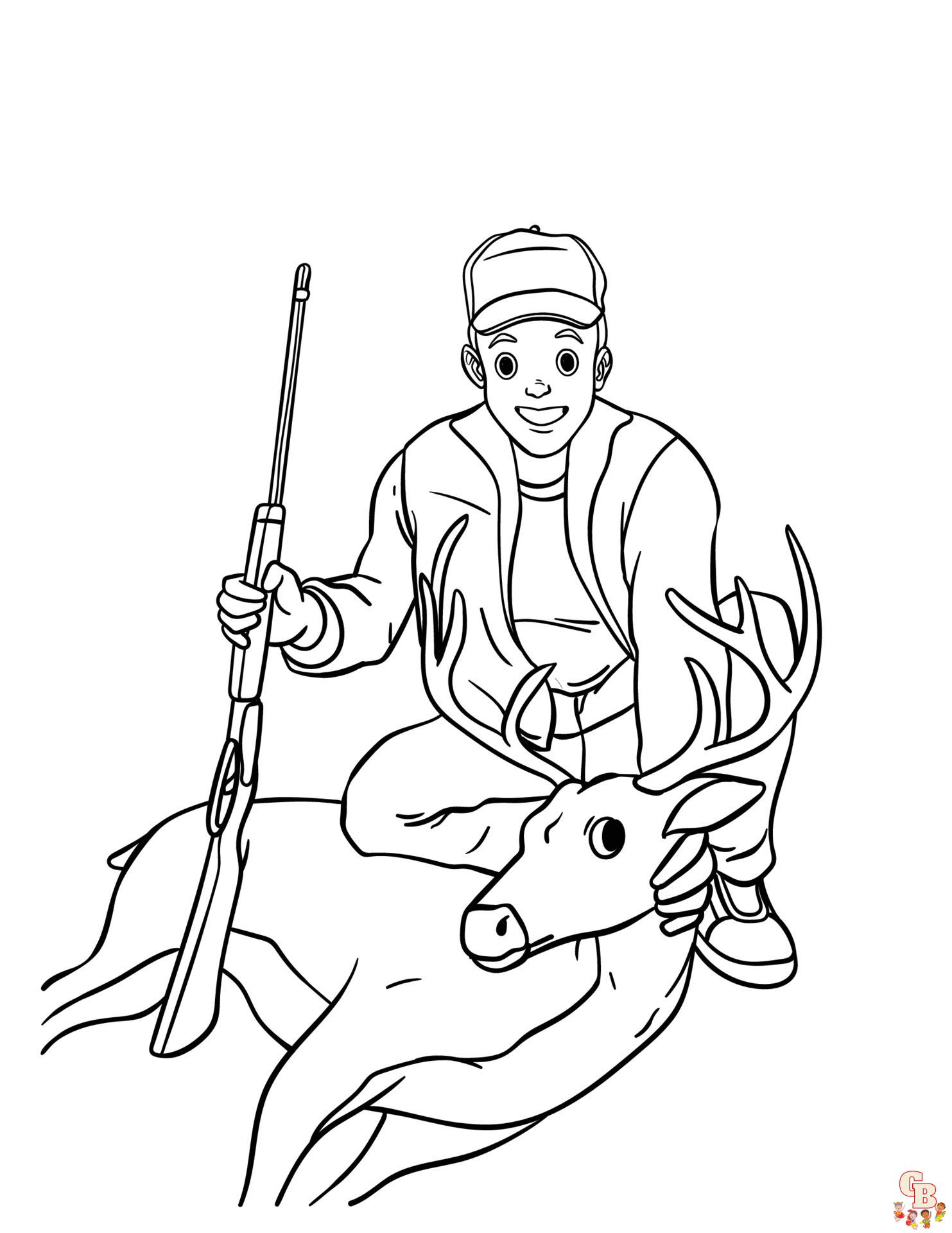 Hunting Coloring Pages 5