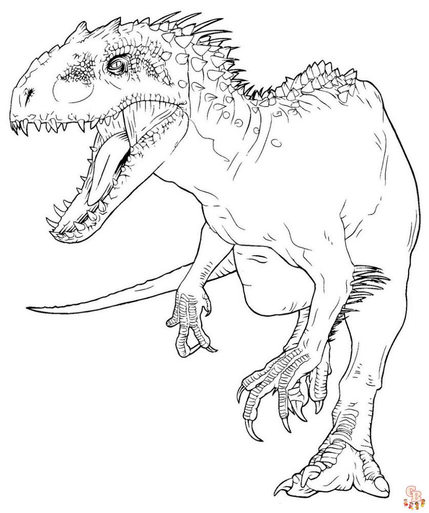 Indominus Rex Coloring Pages 5