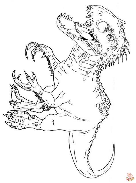 Indominus Rex Coloring Pages 6