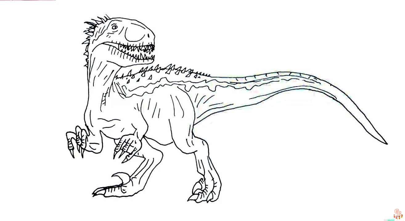 Indoraptor Coloring Pages 1