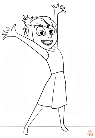 Inside Out Coloring Pages 4