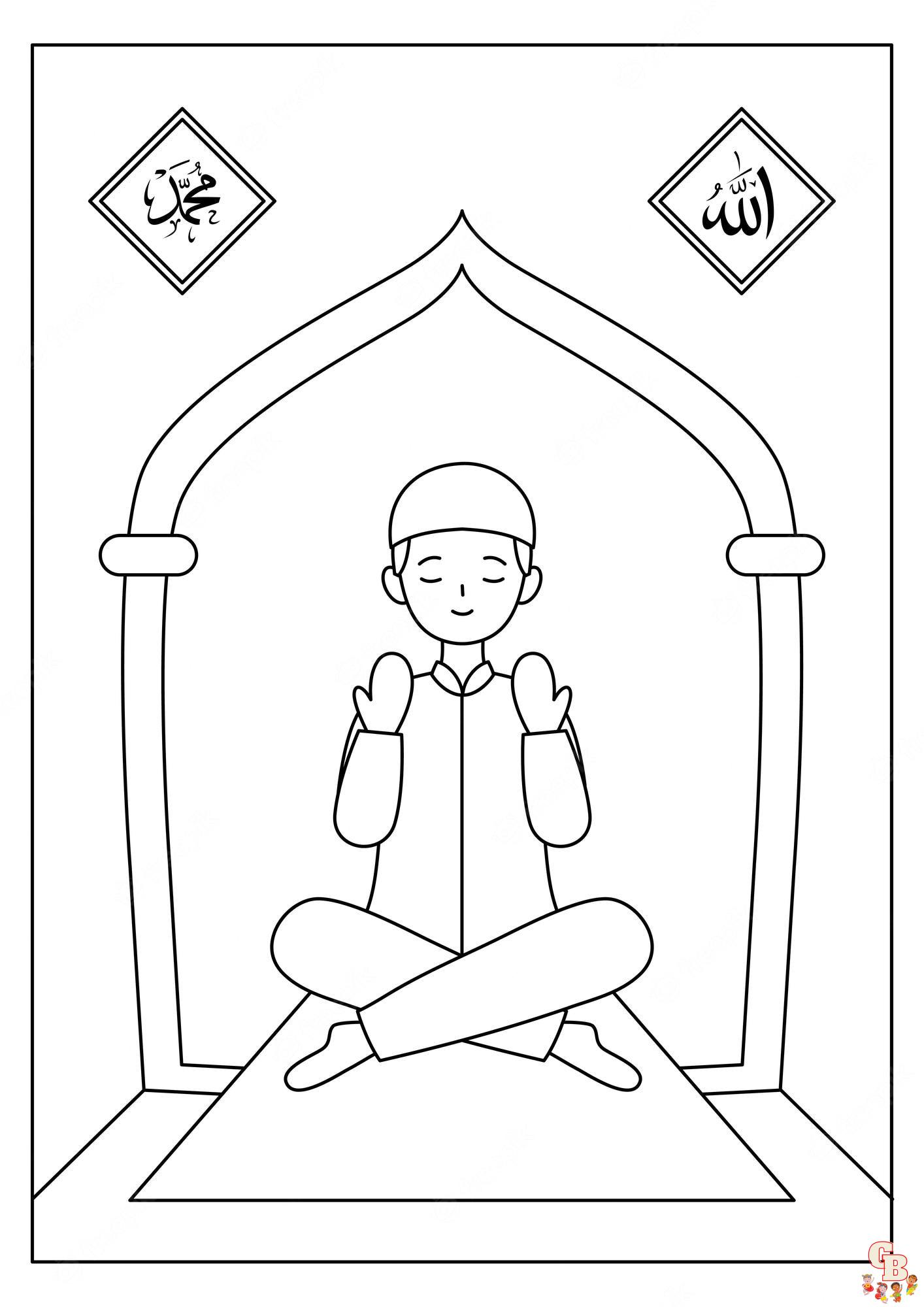 Islamic Coloring Pages 3