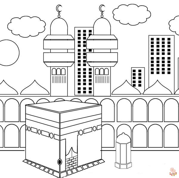 Islamic Coloring Pages 5