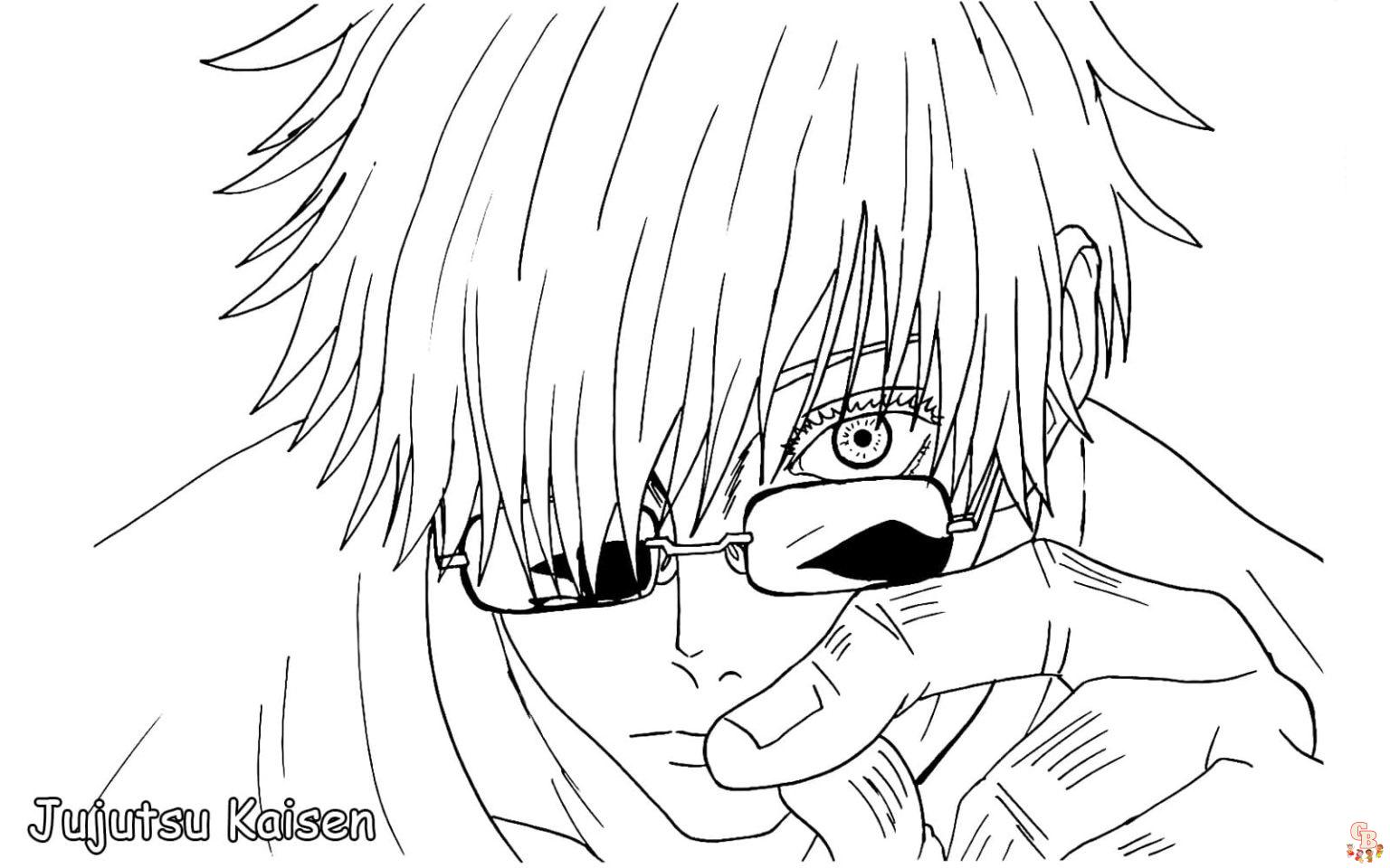 Jujutsu Kaisen Coloring Pages 11