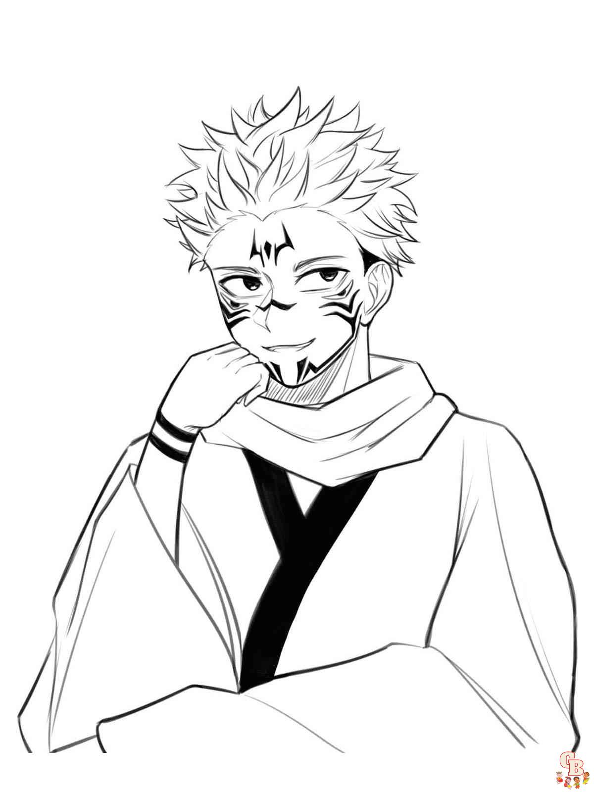 Jujutsu Kaisen Coloring Pages 2