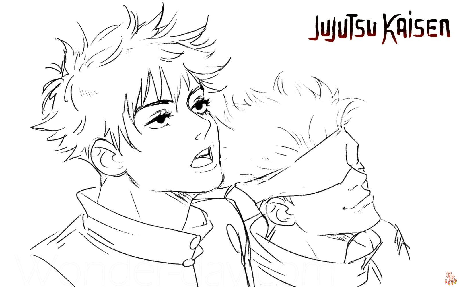 Jujutsu Kaisen Coloring Pages 3