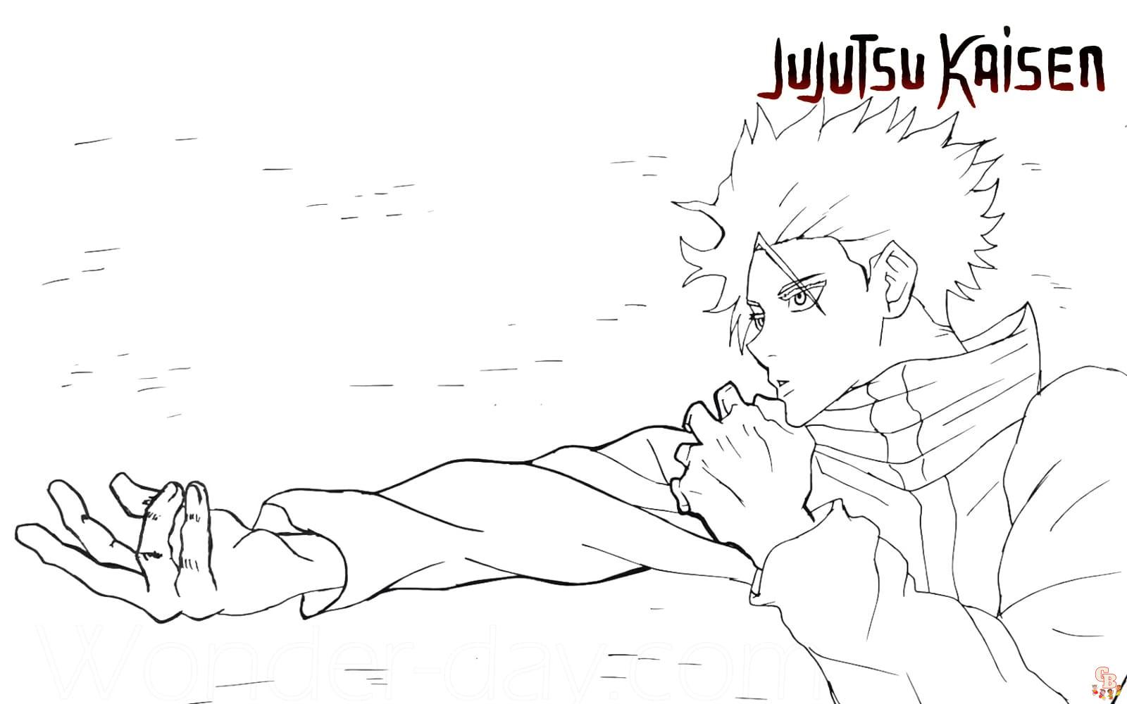 Jujutsu Kaisen Coloring Pages 5