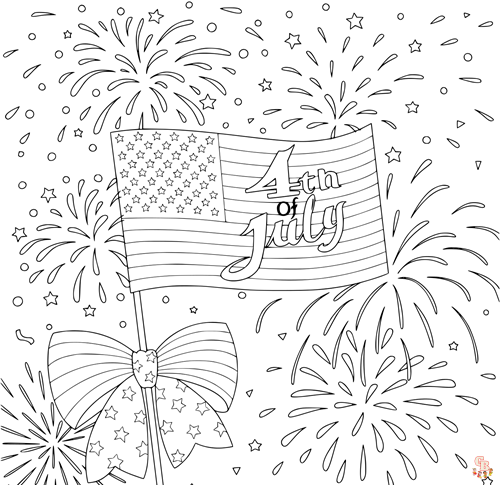 July Coloring Pages 2