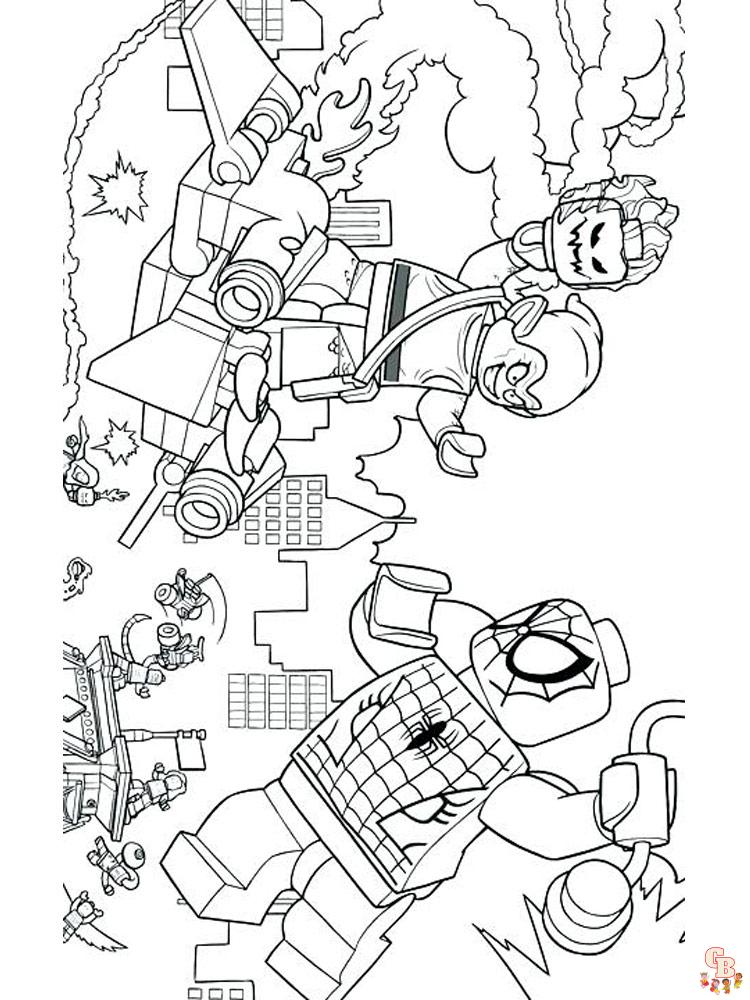 Lego Avengers Coloring Pages 13