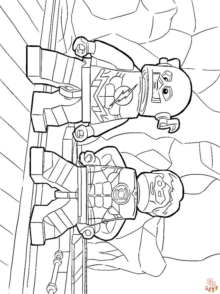 Lego Avengers Coloring Pages 14
