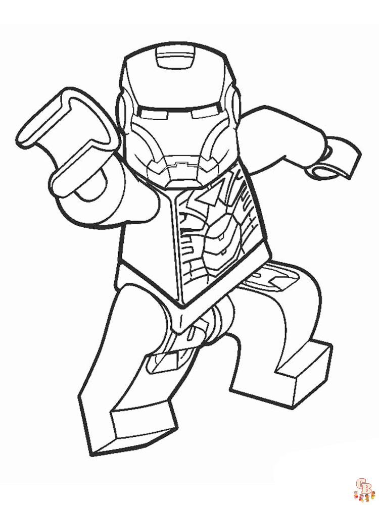 Lego Avengers Coloring Pages 20