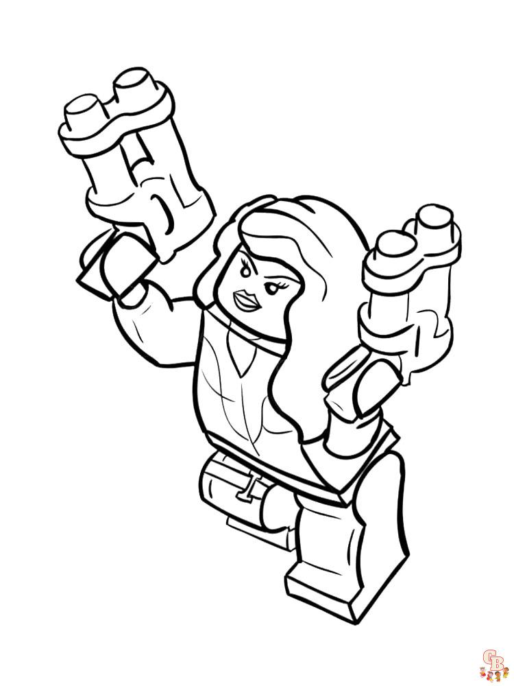 Lego Avengers Coloring Pages 6