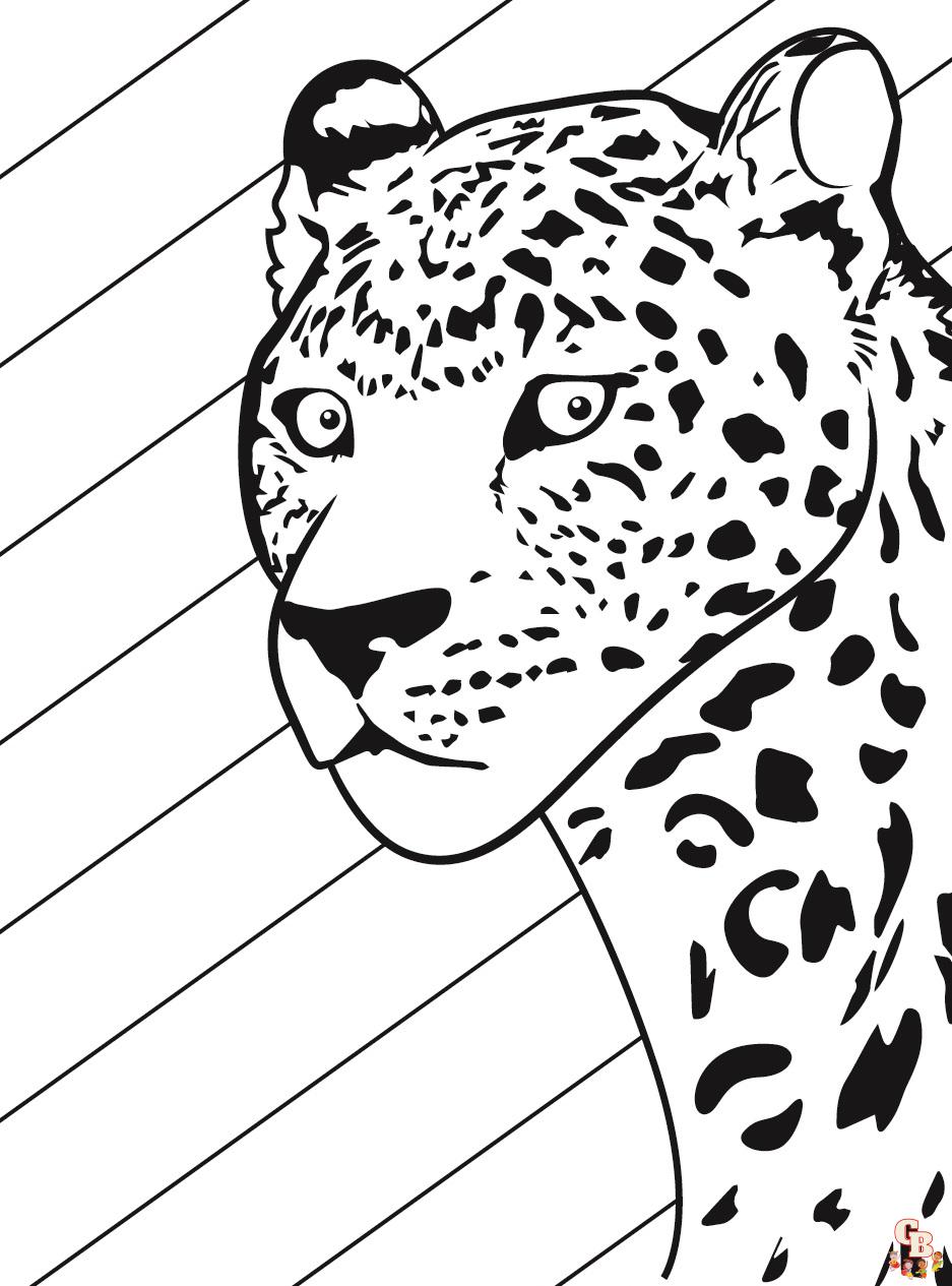 Leopard Coloring Pages 5