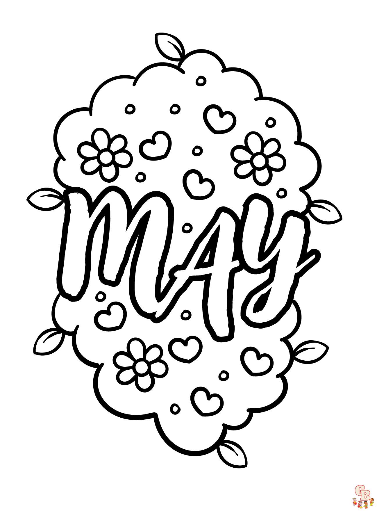 May Coloring Pages 2