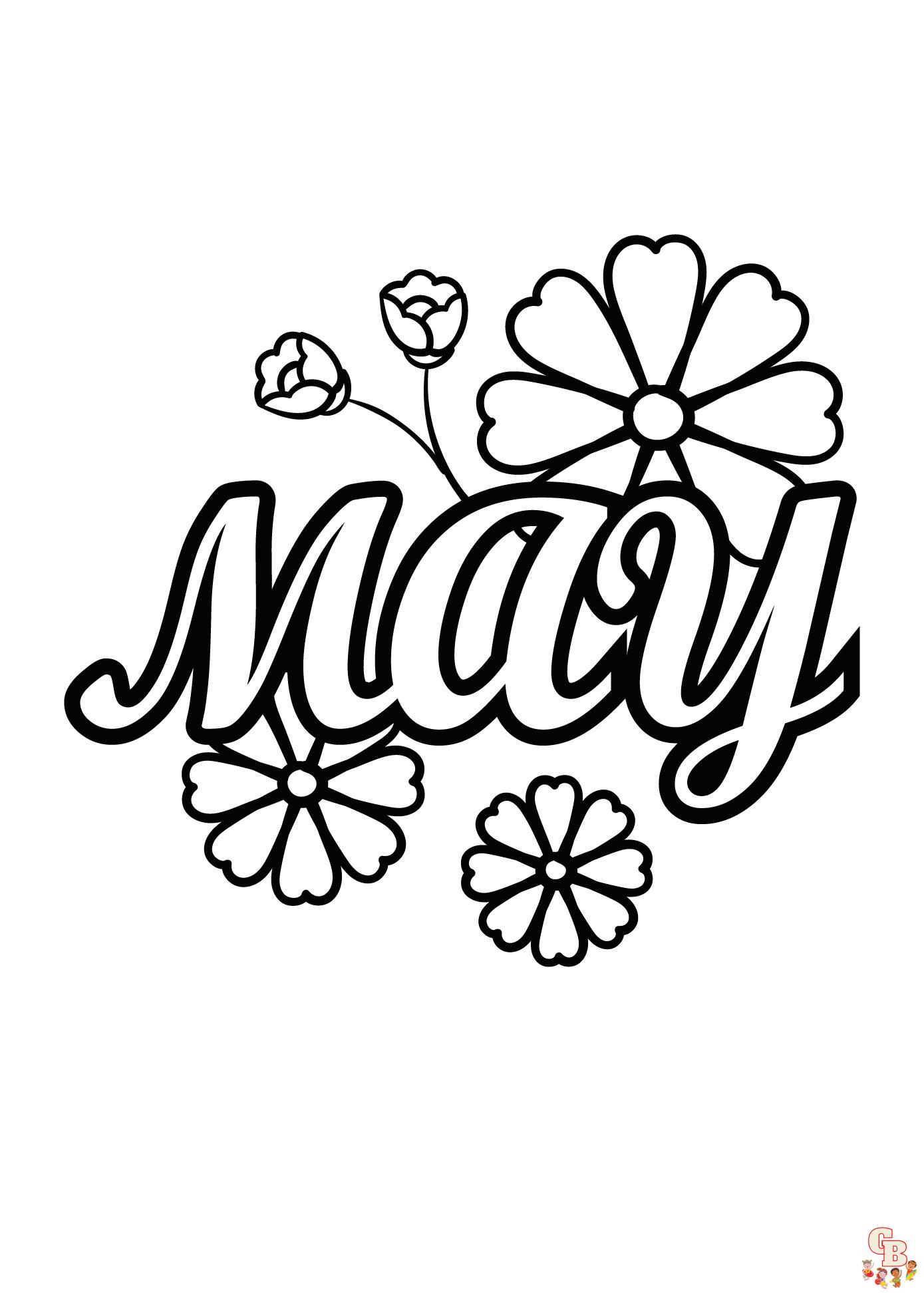 May Coloring Pages 3