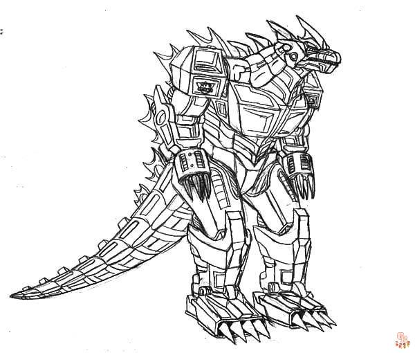 Mechagodzilla Coloring Pages 2