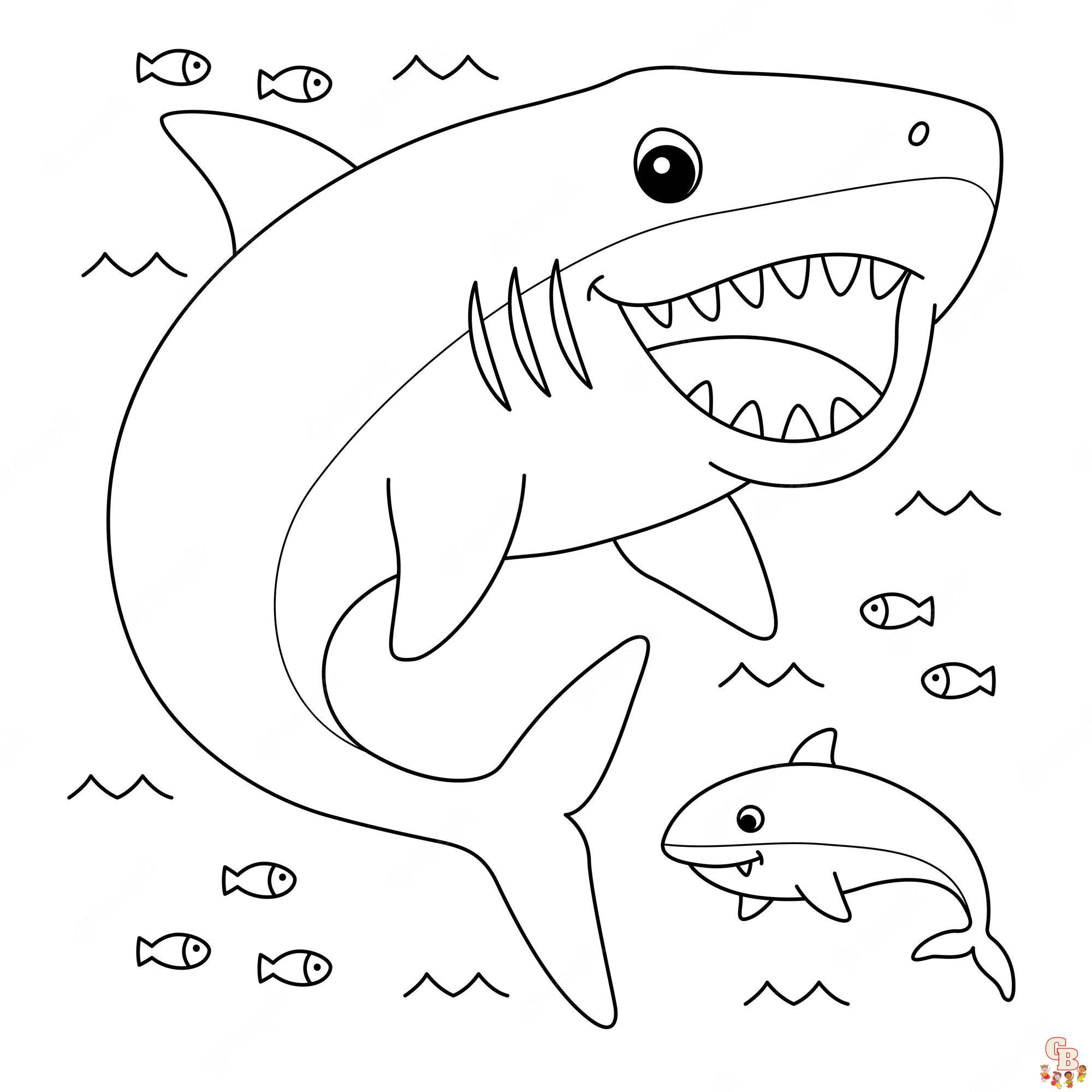 Megalodon Coloring Pages 2