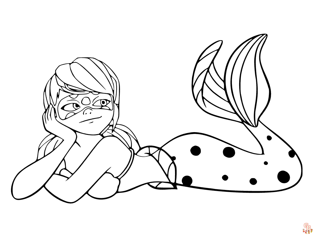 Miraculous Coloring Pages 1 2