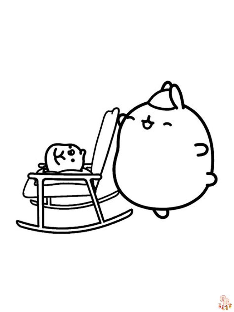 Molang Coloring Pages 16