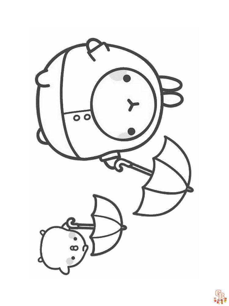 Molang Coloring Pages 9