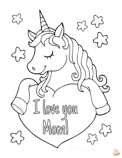 Mommy Coloring Pages 1