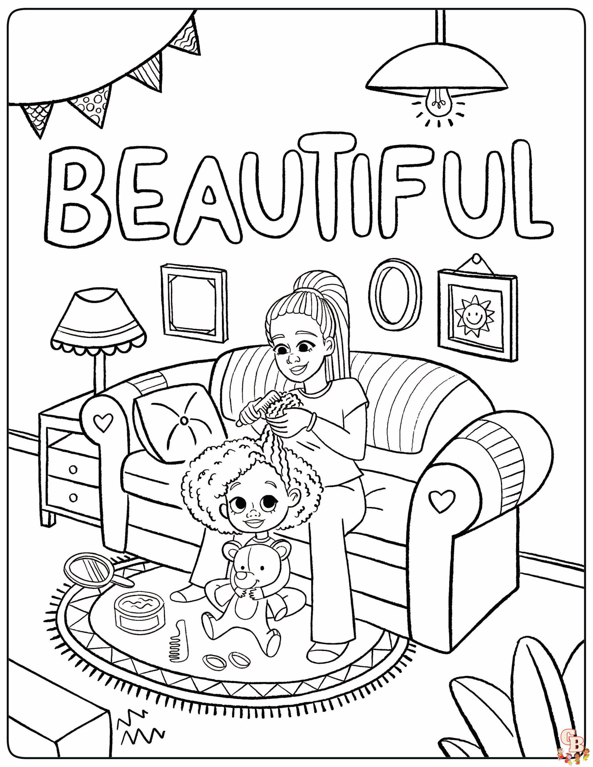 Mommy Coloring Pages 4