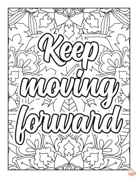 Motivational Coloring Pages 3