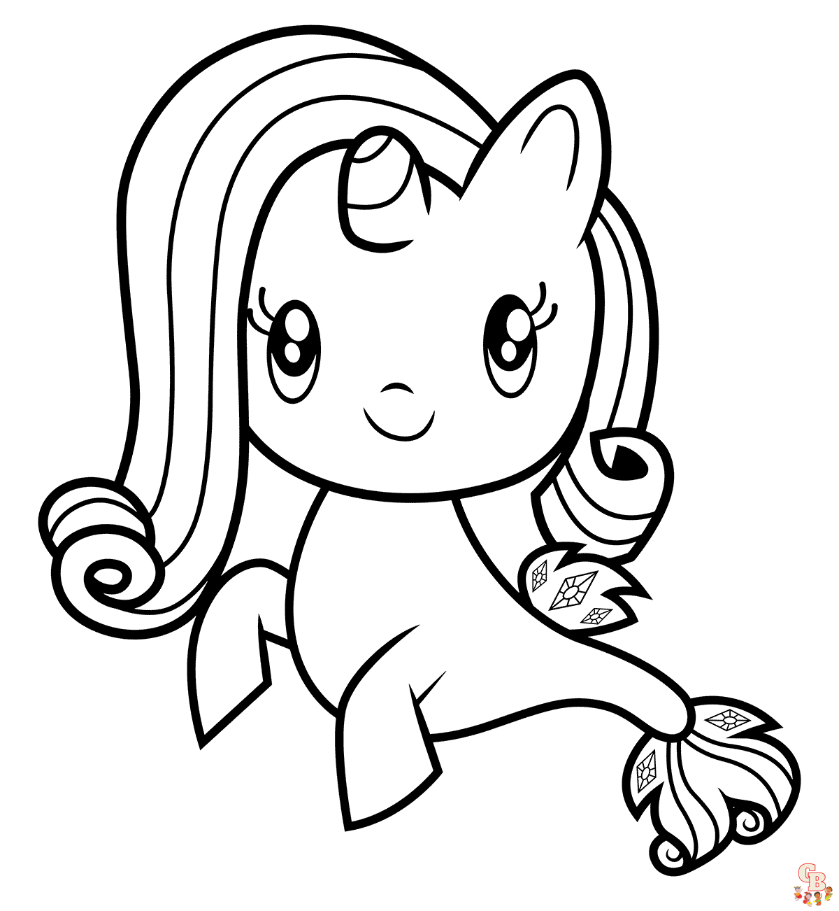 My Little Pony Rarity Coloring Pages02