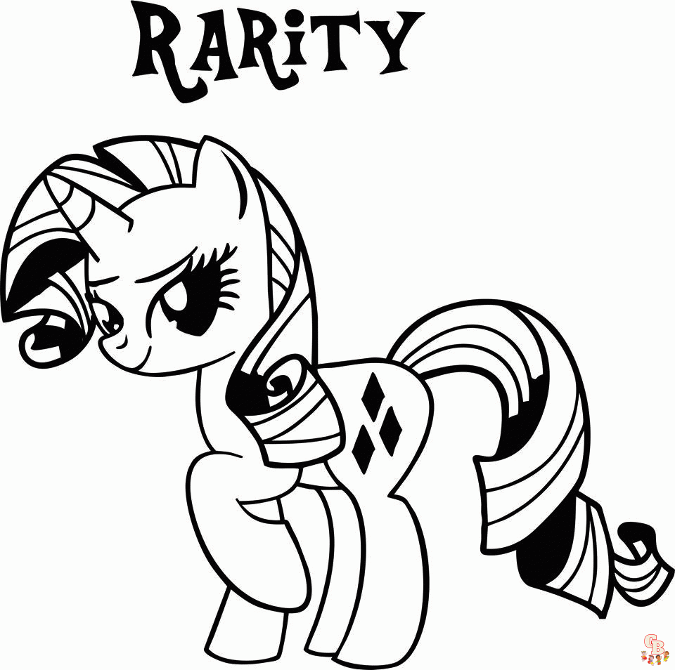 My Little Pony Rarity Coloring Pages05