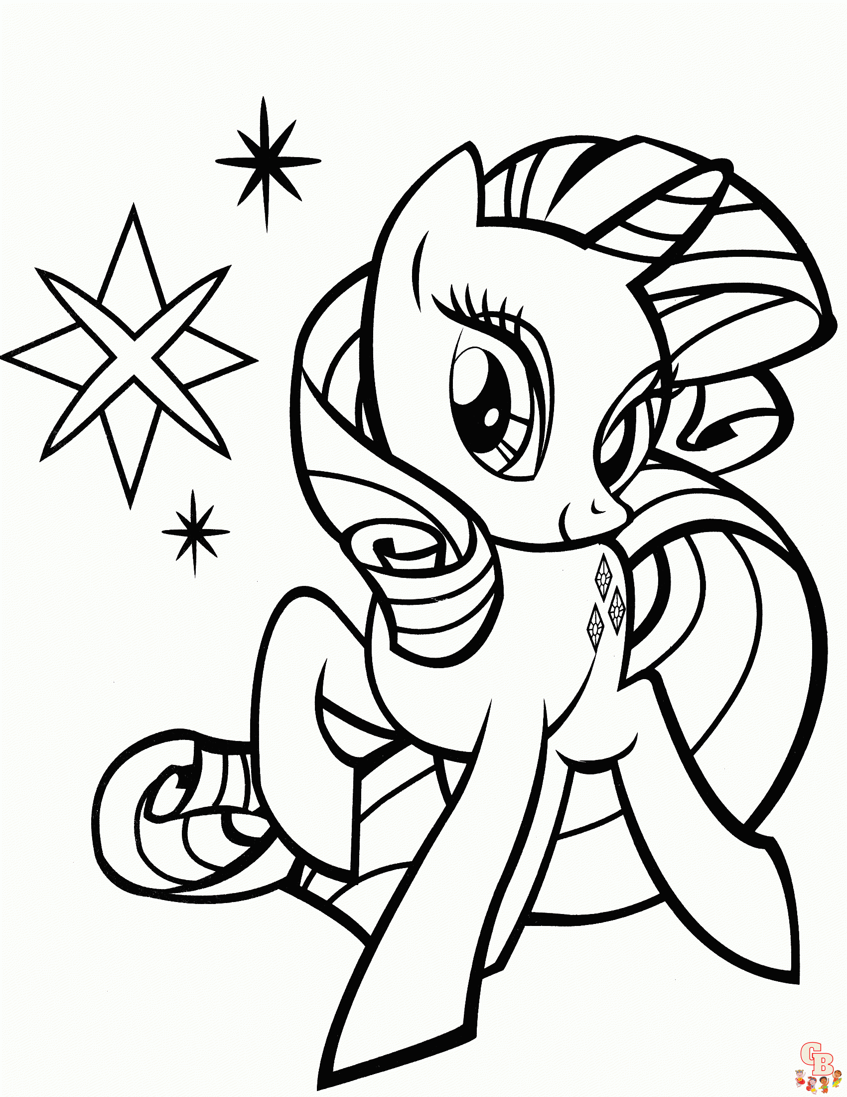 My Little Pony Rarity Coloring Pages08