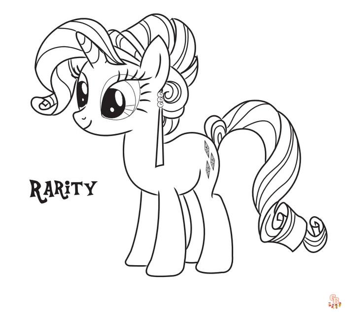 My Little Pony Rarity Coloring Pages09