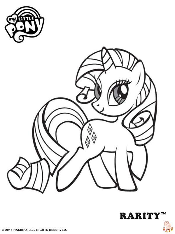 My Little Pony Rarity Coloring Pages10