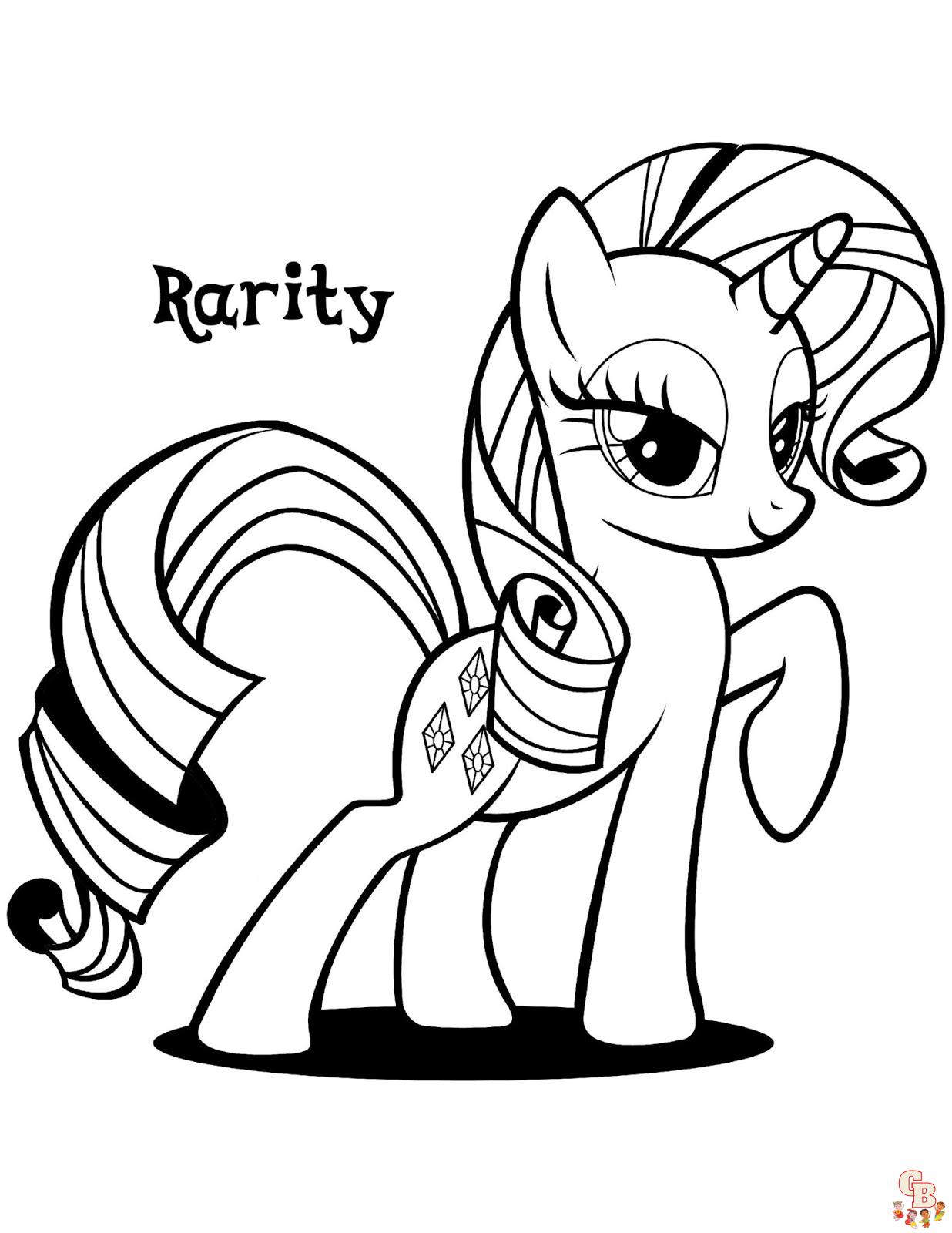 My Little Pony Rarity Coloring Pages11