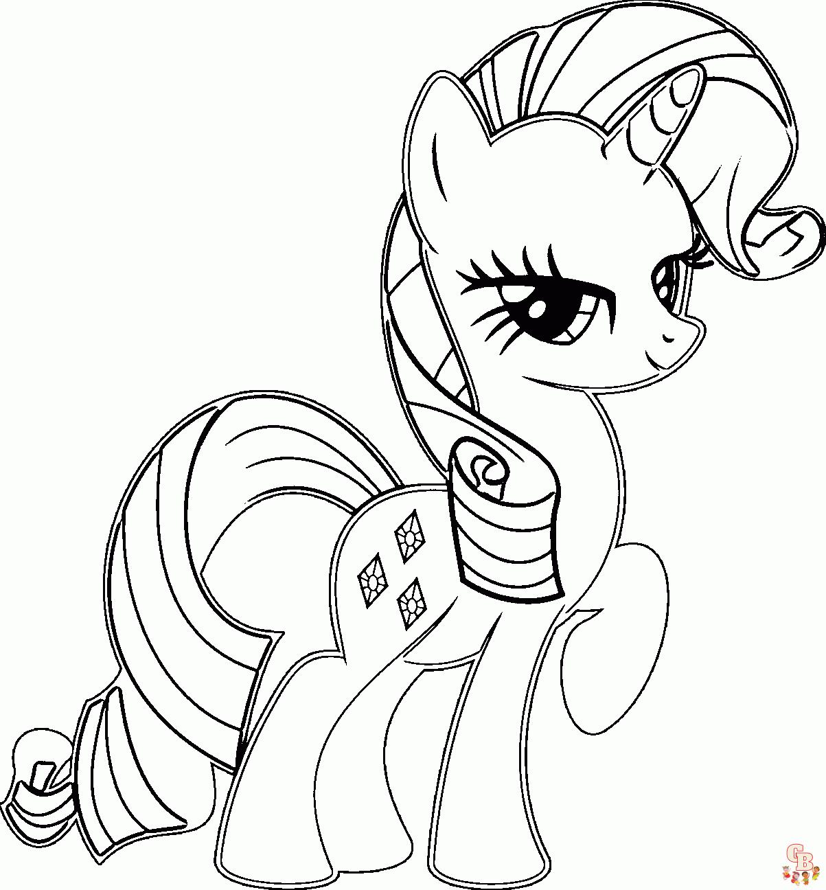 My Little Pony Rarity Coloring Pages15