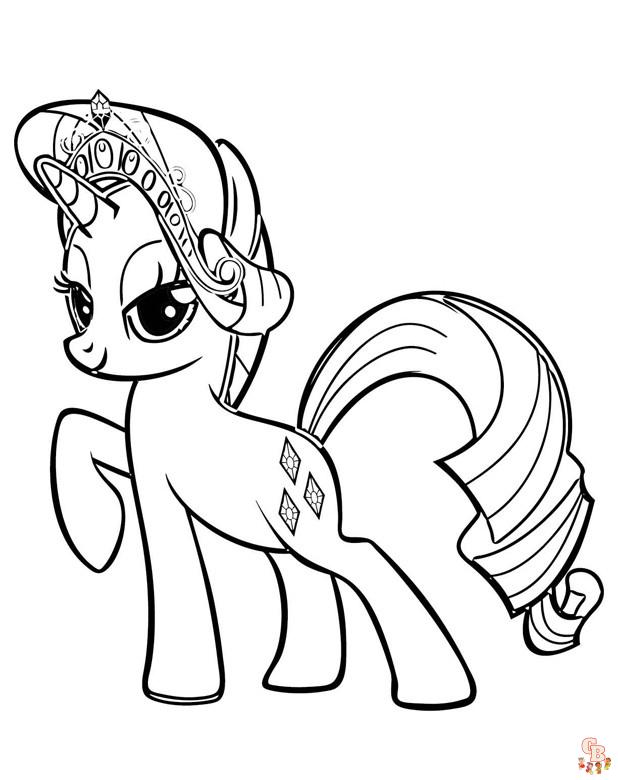 My Little Pony Rarity Coloring Pages16