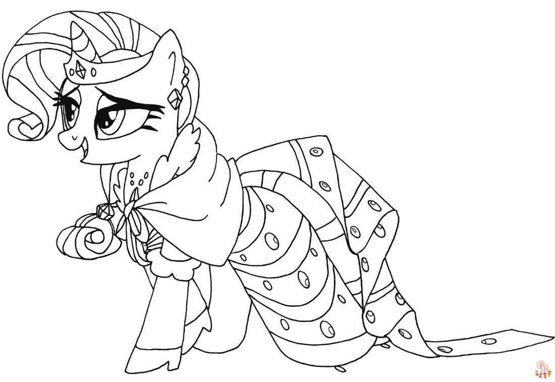 My Little Pony Rarity Coloring Pages17