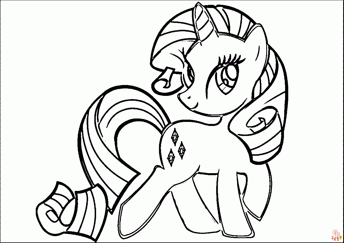 My Little Pony Rarity Coloring Pages19